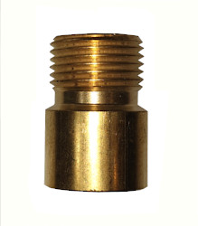 Adapter Inv. 9/16"" UNF RH, Utv. 3/8"" G RH rund