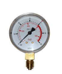 MANOMETER Ø 63 mm 0-4 BAR & 0-50