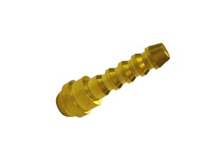 Slangnippel 6mm passar till 959-L/R 9/16" mutter