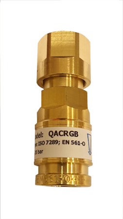Snabbkoppling hona 3/8" för regulator" höger